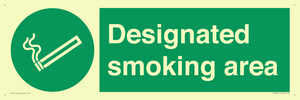 Designated smoking area